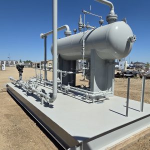 42" ID x 12' S/S 1150 PSIG W/ Water Boot Horizontal Separator