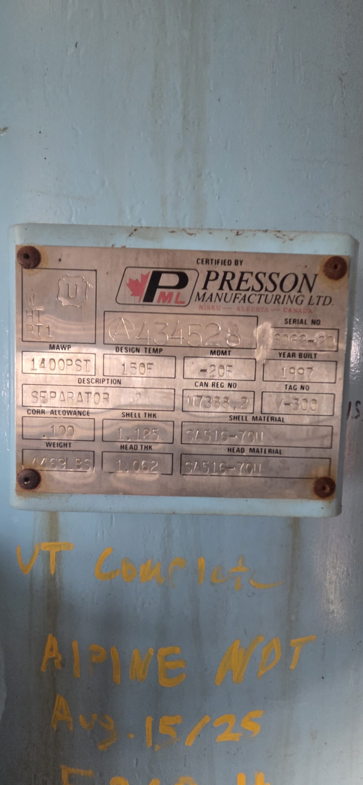 1.0 MMBTU Lineheater w/ 24" x 7'6" 1400psi Separator - Image 8