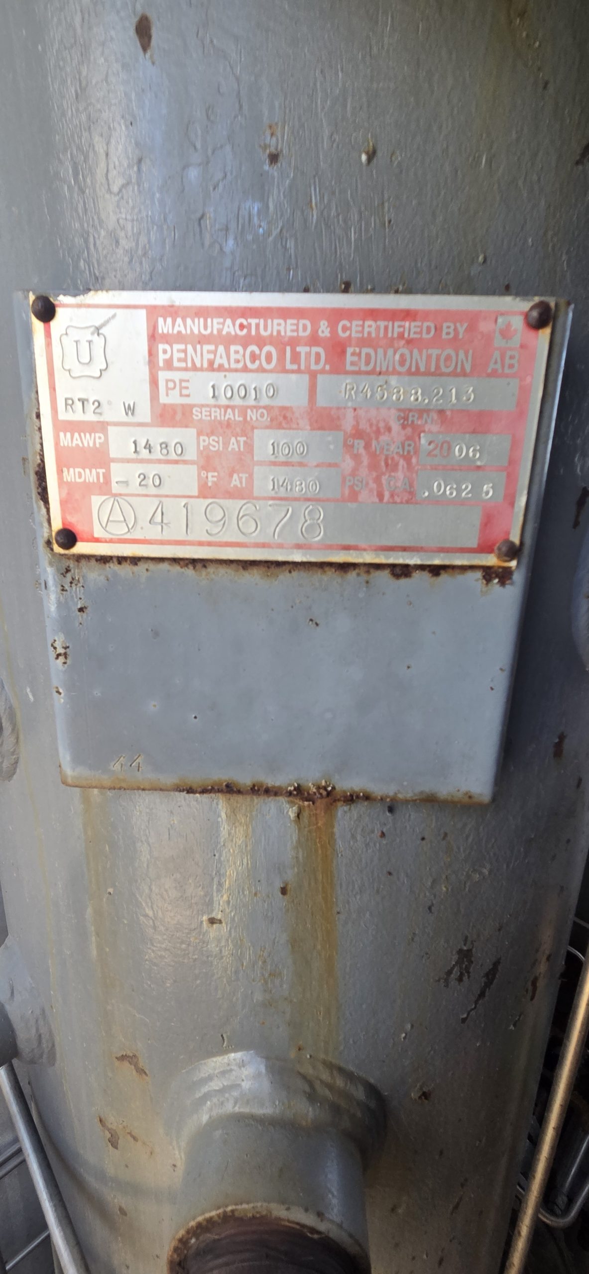 16" x 7'6" 1480psi Separator Tank Package - Image 6