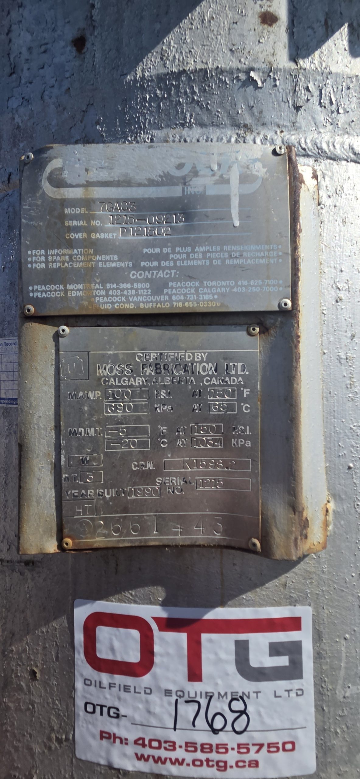 36x80 100psi Charcoal Filter - Image 2