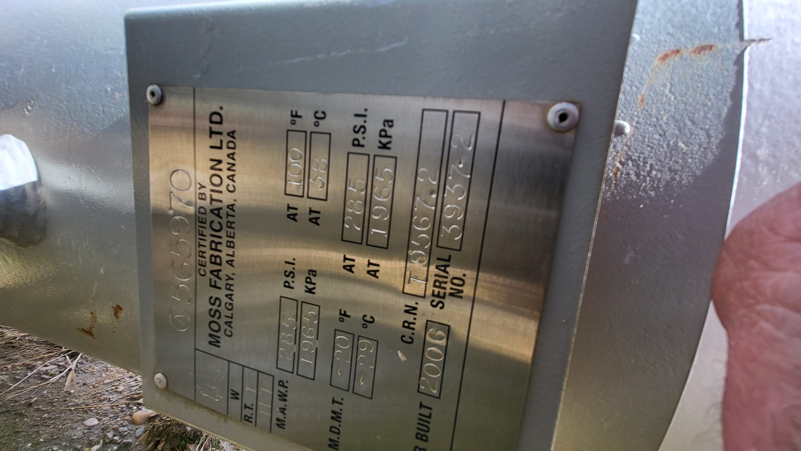 18 x 7'6 285 psi Sulfatreat Vessel - Image 3