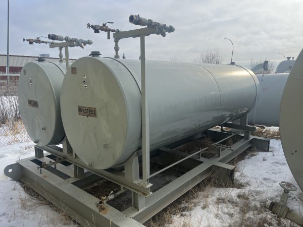 Two 1000 Gallon Double Walled Tanks
