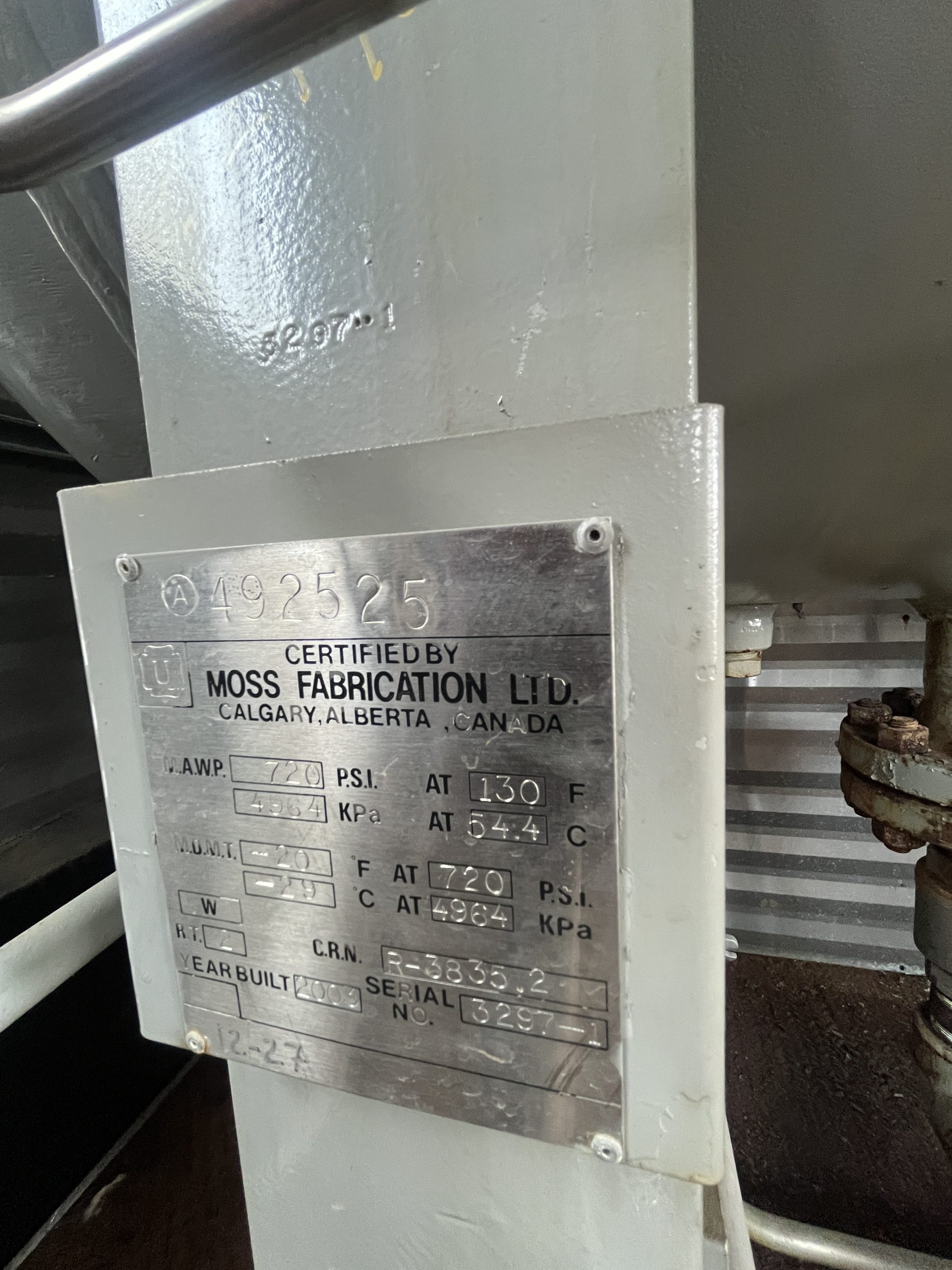 36" x 10' 720psi Sweet Horizontal Separator Package - Image 3