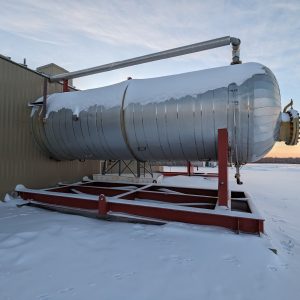 90" x 29'8" 117 psi Horizontal Separator Vessel