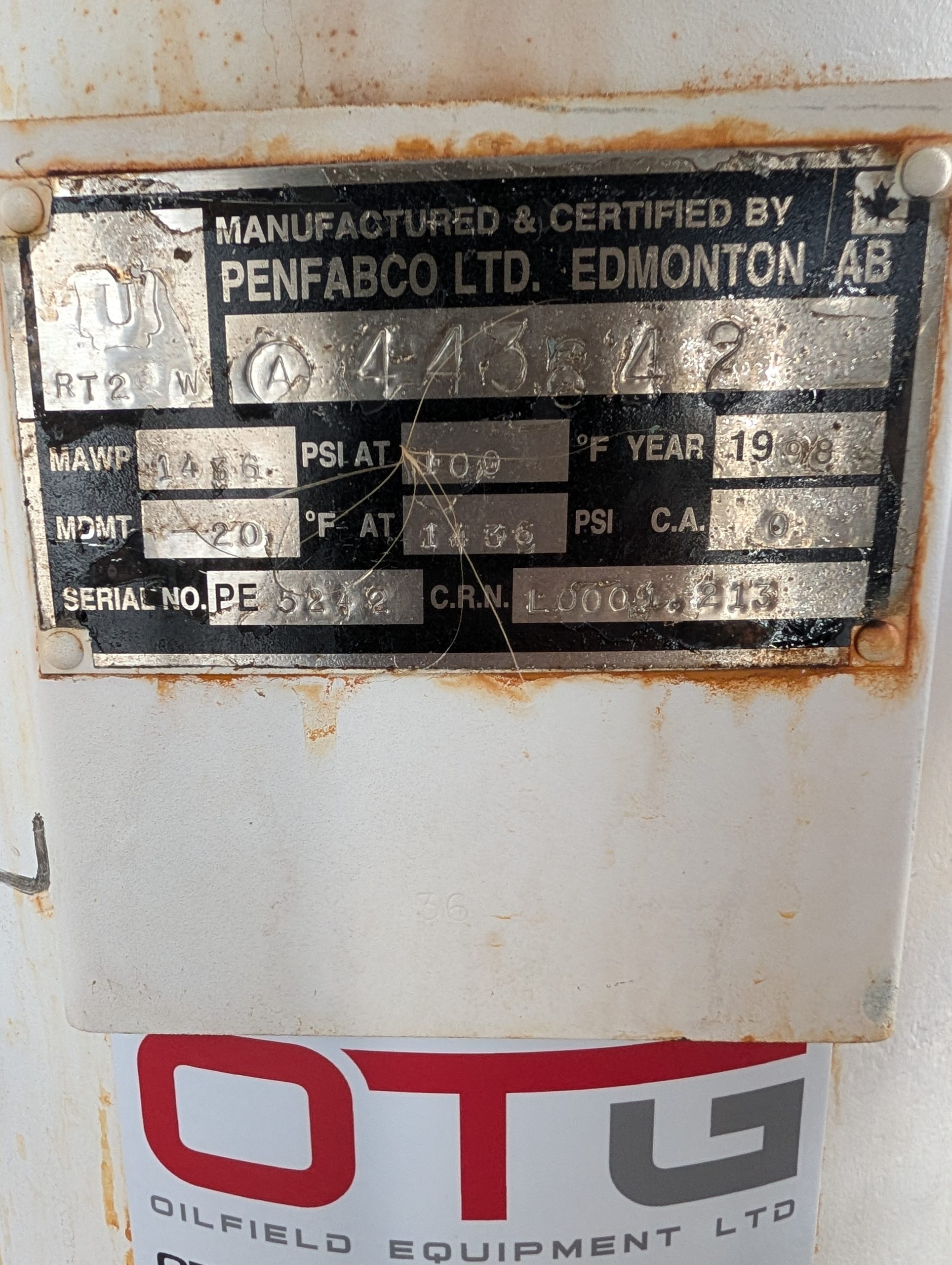 16 x 7'6 1436 PSIG Sep Package - Image 4