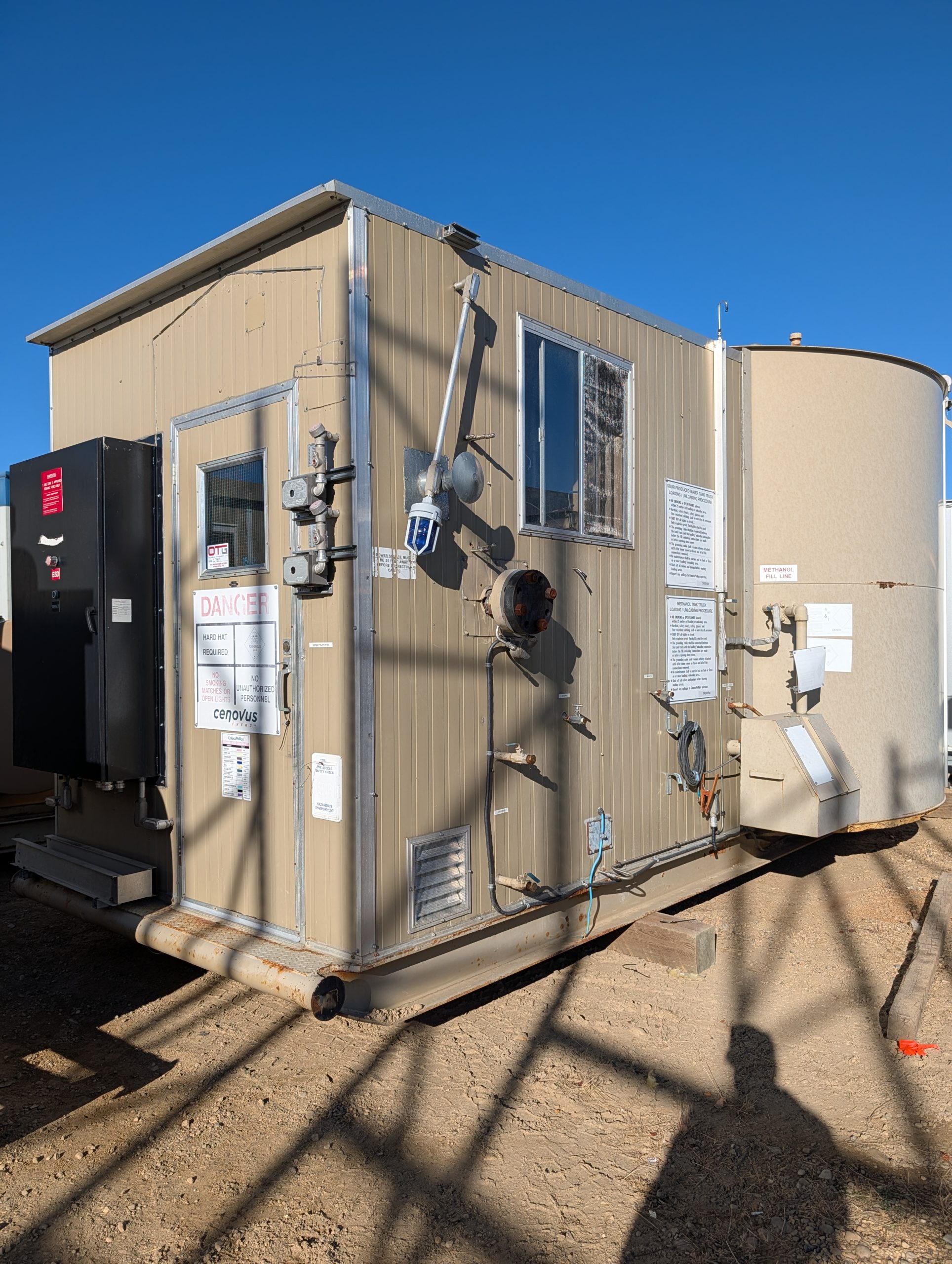 16 x 7 1440 psi UltraFab Sep cw 100 BBL DW Tank