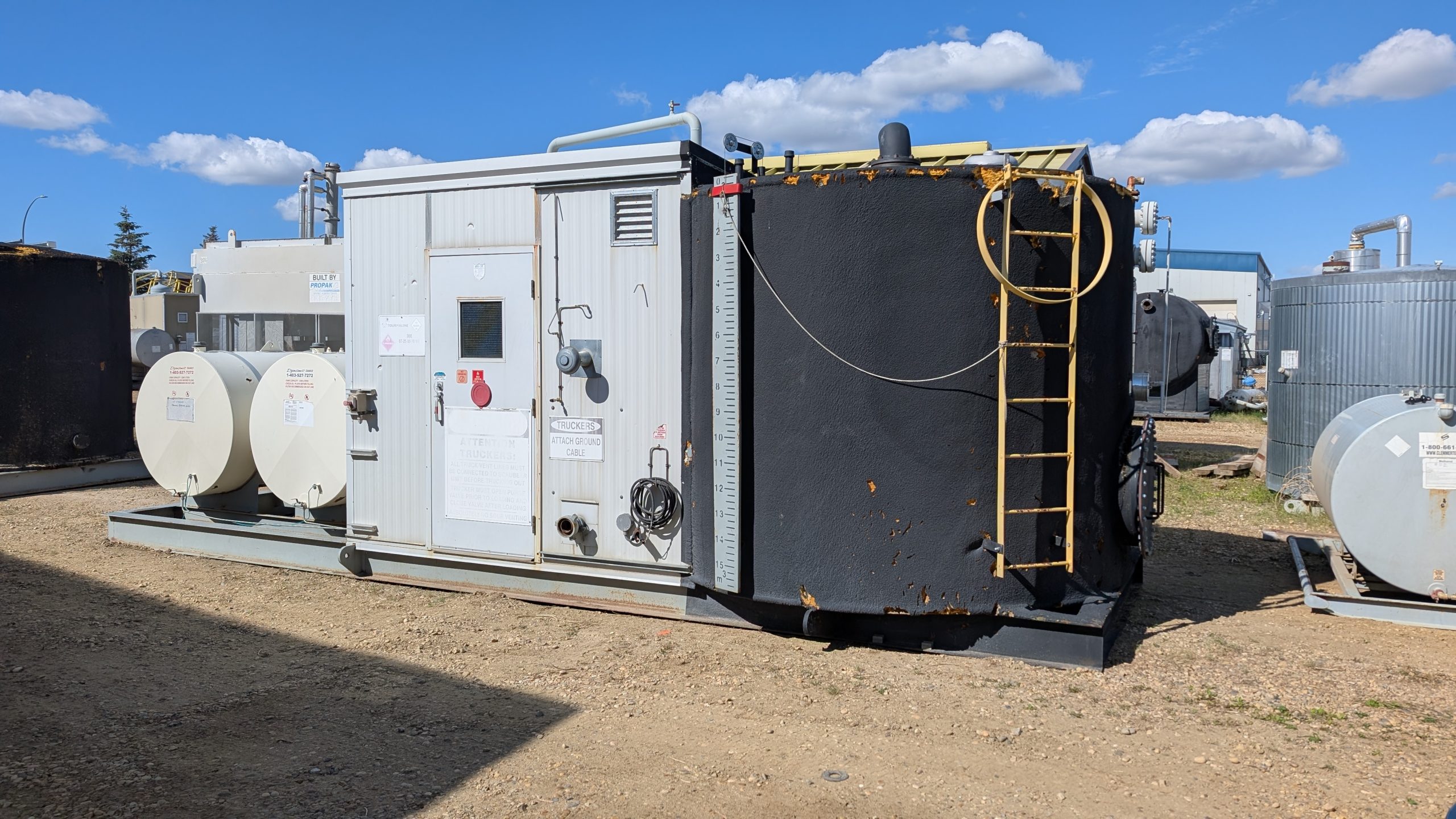 Sour 24 x 7'6 1440 psi Vertical Separator Tank Combo