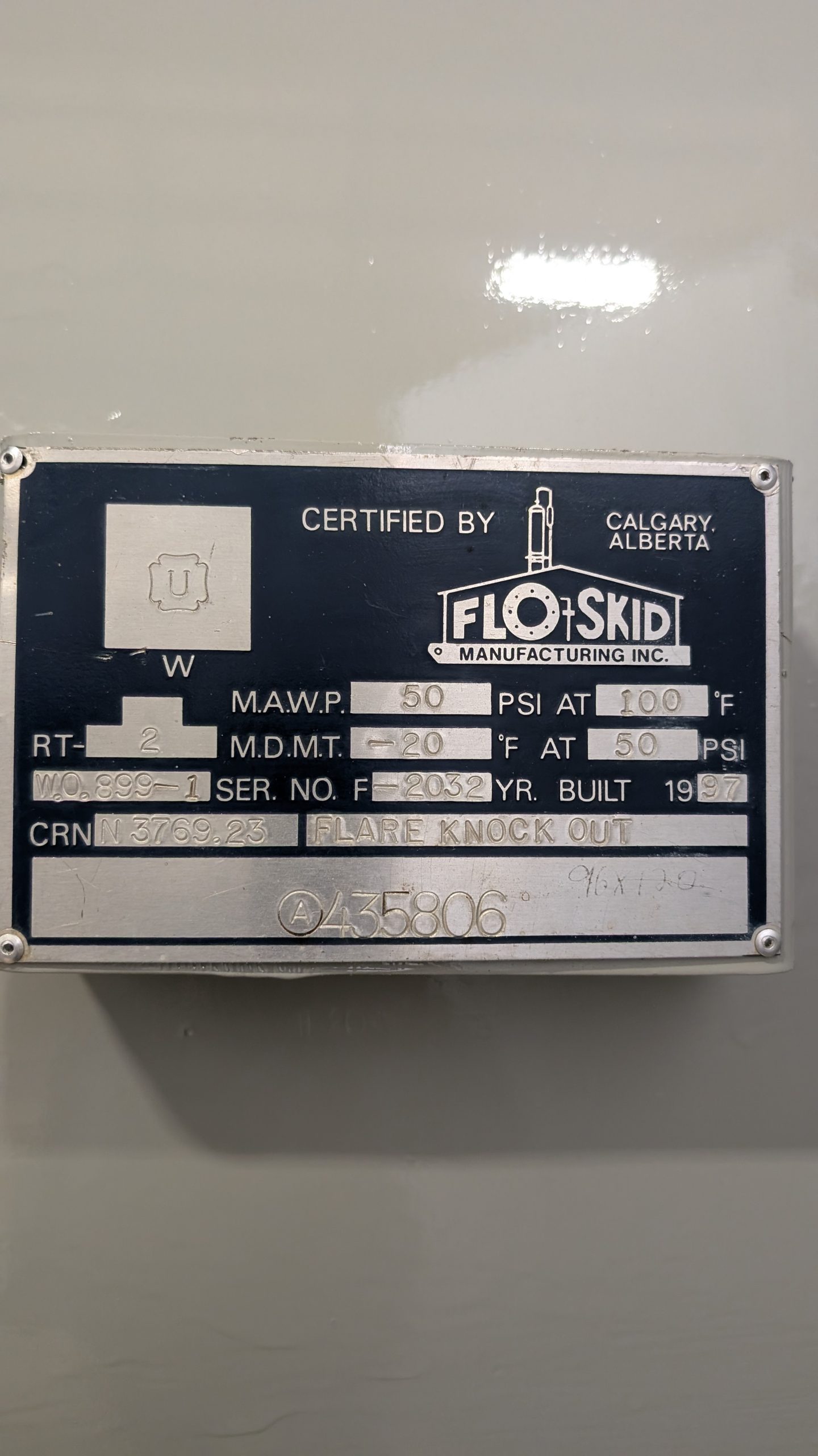 72" x 9.5' 50bbl 50 PSI FKOD - Image 9